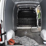 Dans cette camionnette à Hergiswil NW, la police a découvert 23 réfugiés lundi.